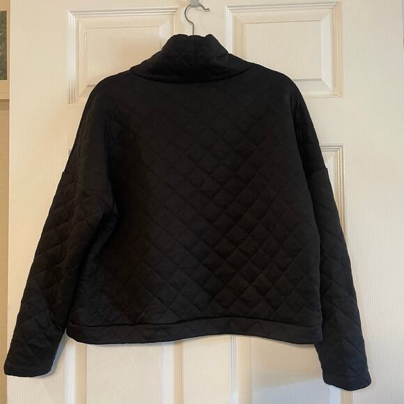 GapFit Quilted Mockneck Sweatshirt size Large - Picture 2 of 12